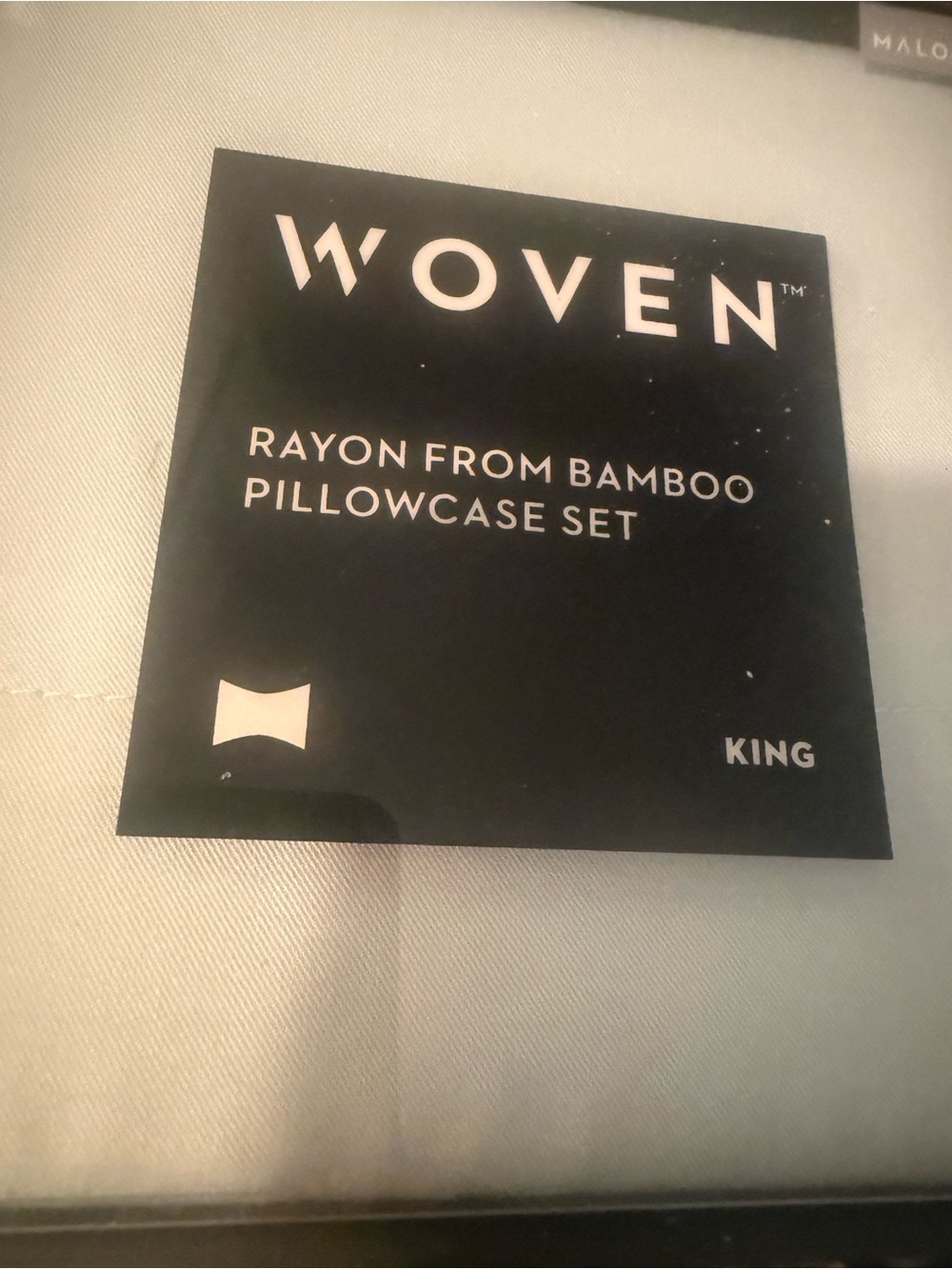 Brand New Malouf Rayon from Bamboo King Sized Pillow Cases!
